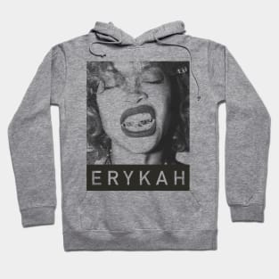 Erykah Badu - Pencil Drawing Style Hoodie